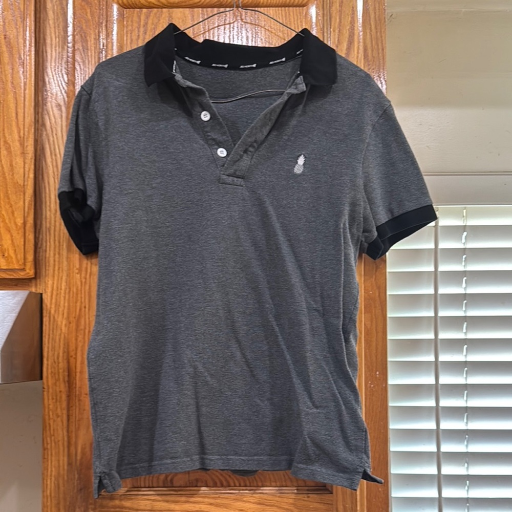 MEN’s Jed North Gray Polo Shirt with Classic Collar size SMALL (36-38)